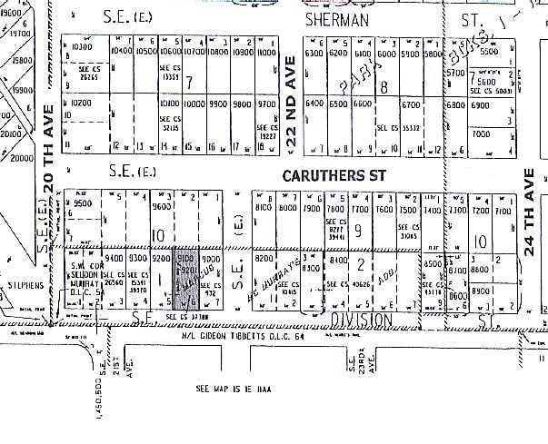 2123 SE Division St, Portland, OR for lease - Plat Map - Image 3 of 5