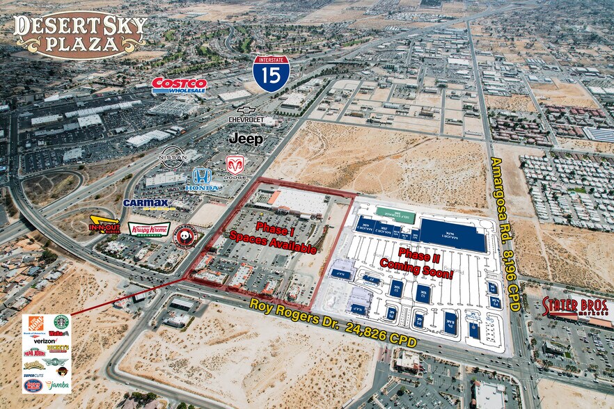 15617-15683 Roy Rogers Dr, Victorville, CA à louer - Aérien - Image 2 de 5