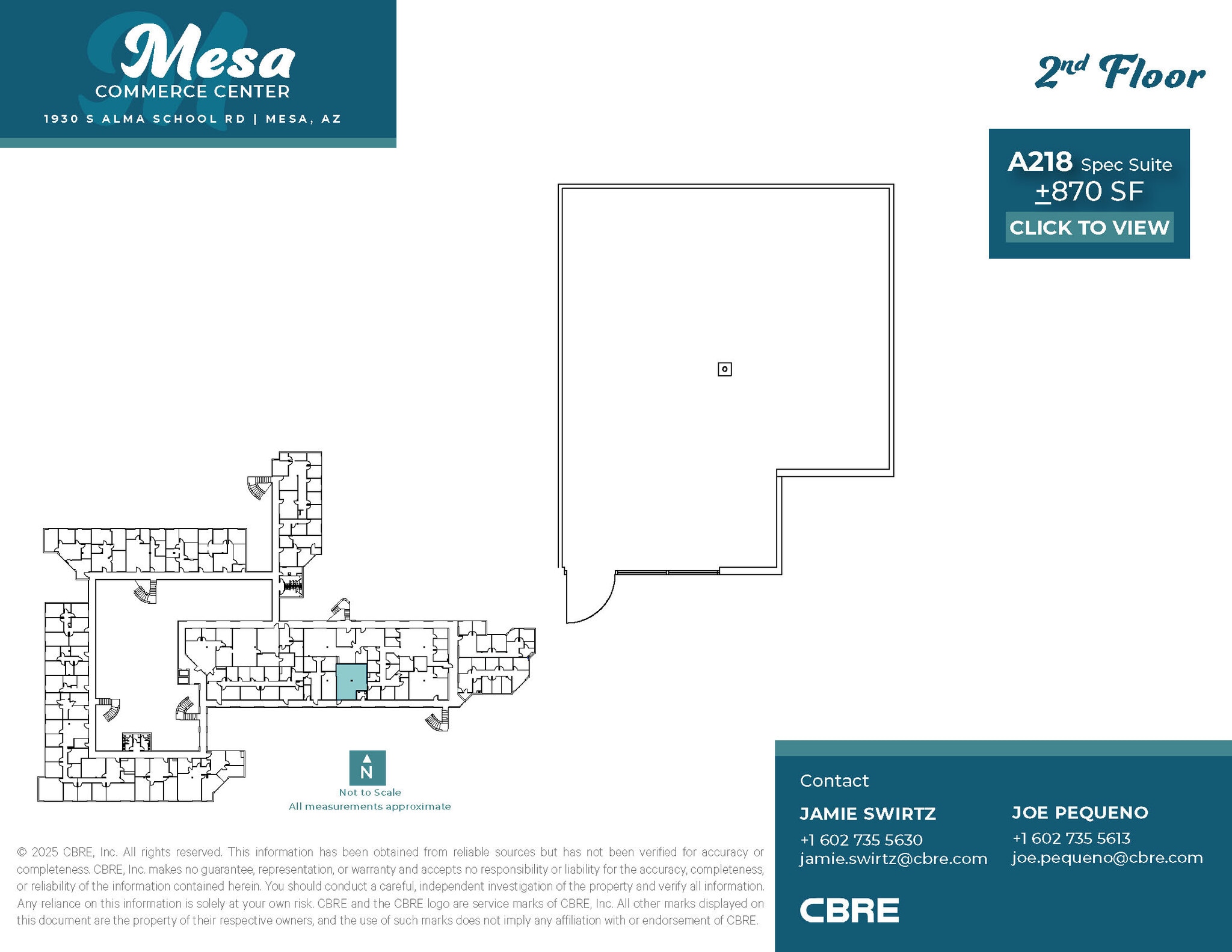1930 S Alma School Rd, Mesa, AZ for lease Floor Plan- Image 1 of 6