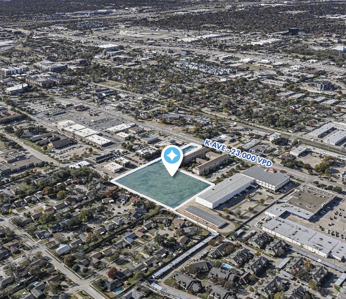 1936 K Ave, Plano, TX à vendre - Aérien - Image 2 de 3