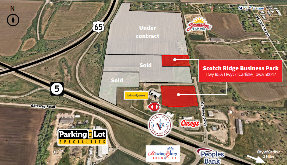 Hwy 65 & Hwy 5, Carlisle, IA à vendre - Plan de site - Image 1 de 3