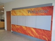 Lobby Welcome Sign