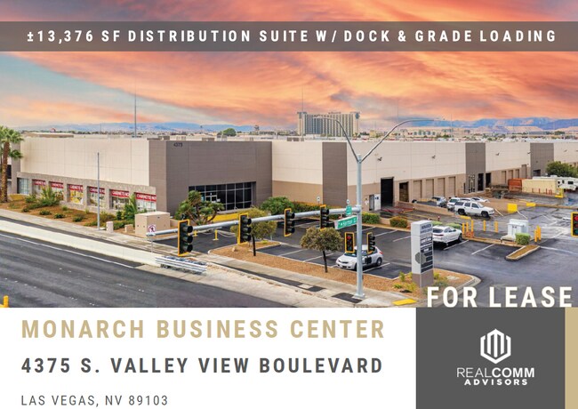 Plus de détails pour 4375 S Valley View Blvd, Las Vegas, NV - Industriel à louer