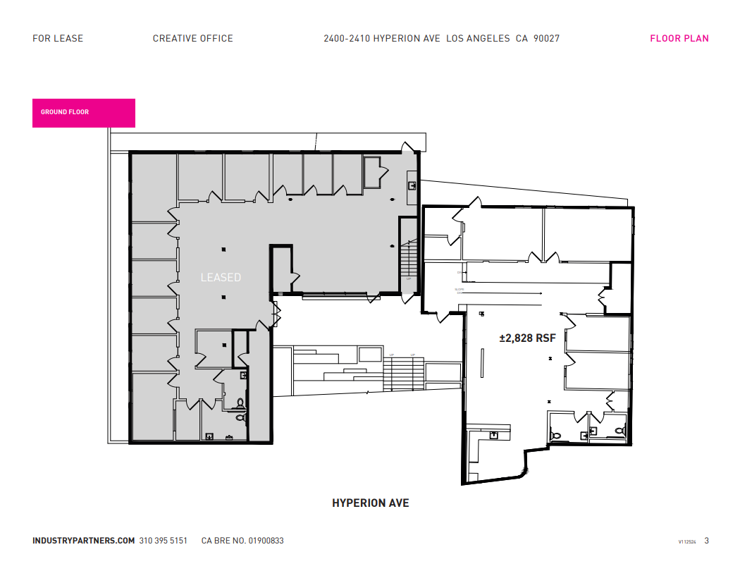 2400-2410 Hyperion Ave, Los Angeles, CA for lease Floor Plan- Image 1 of 1