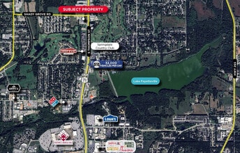 4400 S Thompson St, Springdale, AR - Aerial  map view