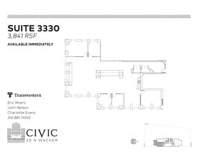 20 N Wacker Dr, Chicago, IL à louer Plan d’étage- Image 1 de 1