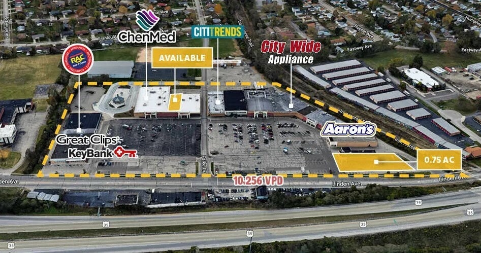 3816-4000 Linden Ave, Dayton, OH for lease Aerial- Image 1 of 1