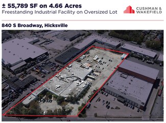 Plus de détails pour 840 S Broadway, Hicksville, NY - Industriel à louer