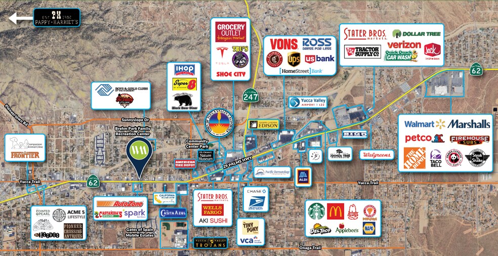 56528-56530 Twentynine Palms Hwy, Yucca Valley, CA à vendre - Photo du bâtiment - Image 2 de 20