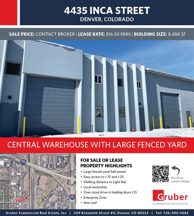 More details for 4435 Inca St, Denver, CO - Industrial for Lease