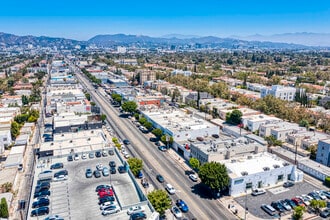 101-127 S La Brea Ave, Los Angeles, CA - AERIAL  map view