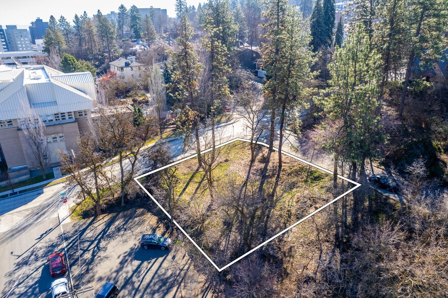 528 Monroe St, Spokane, WA à vendre - Aérien - Image 3 de 3