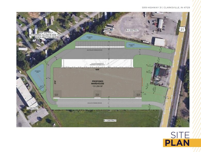 5919 Highway 31, Clarksville, IN for lease - Site Plan - Image 2 of 2