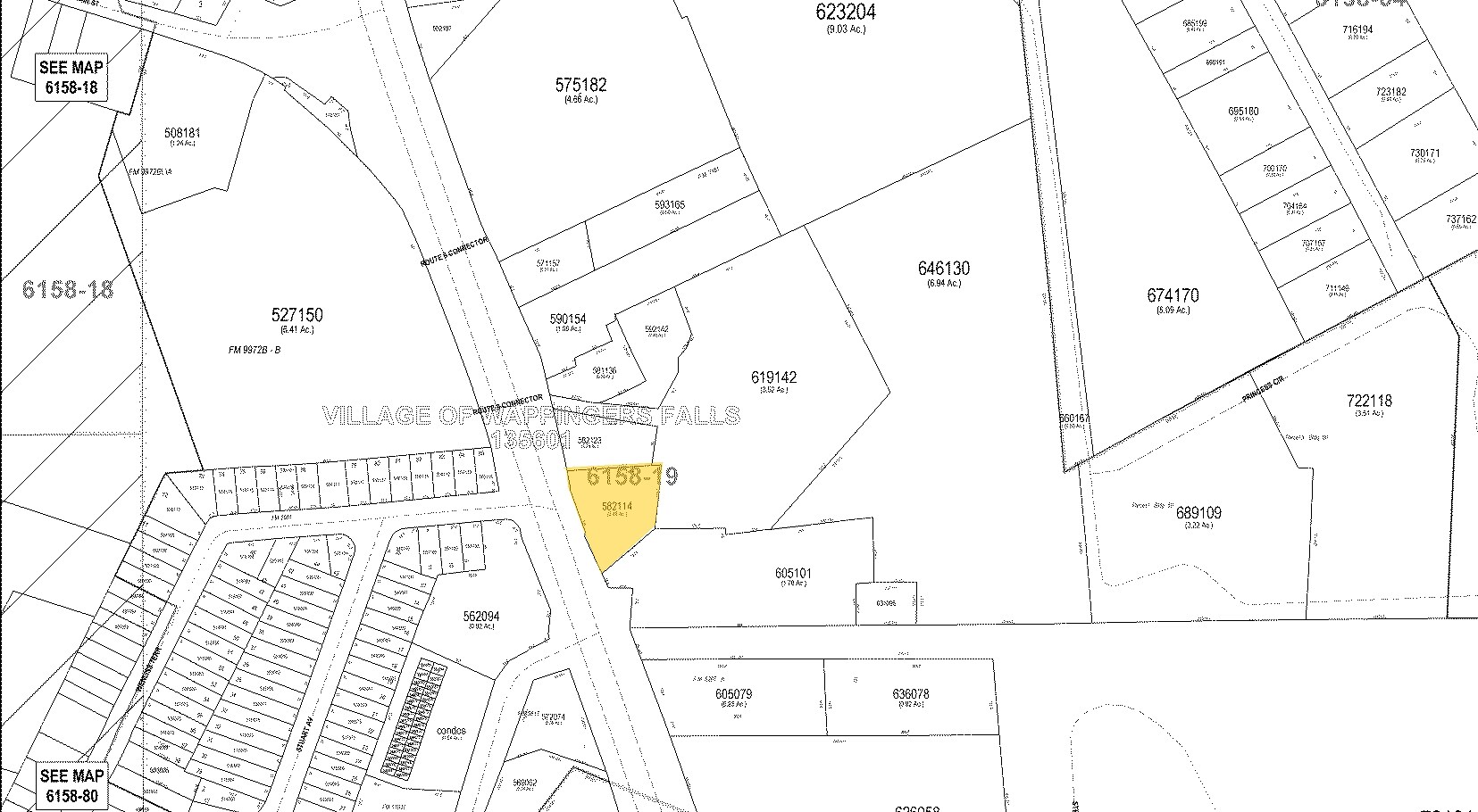 1542 Route 9, Wappingers Falls, NY à louer Plan cadastral- Image 1 de 2