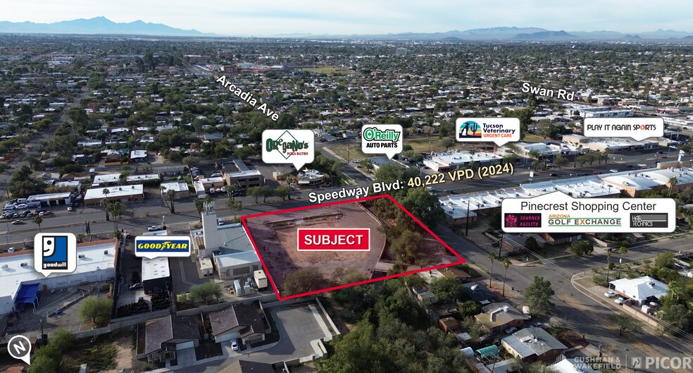 4915 E Speedway Blvd, Tucson, AZ à louer - Photo du bâtiment - Image 2 de 4