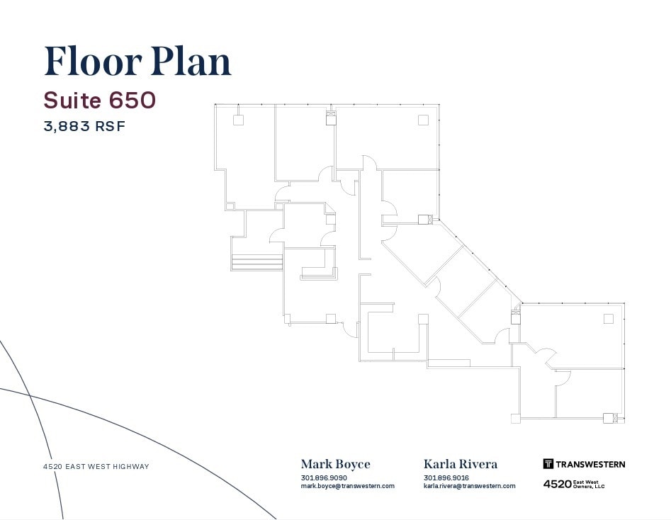 4520 East West Hwy, Bethesda, MD for lease Floor Plan- Image 1 of 1