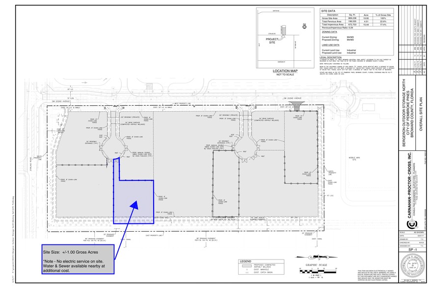 5980 SW 202 Ave, Pembroke Pines, FL à louer - Plan de site - Image 1 de 2