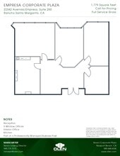 22342 Avenida Empresa, Rancho Santa Margarita, CA for lease Floor Plan- Image 1 of 1