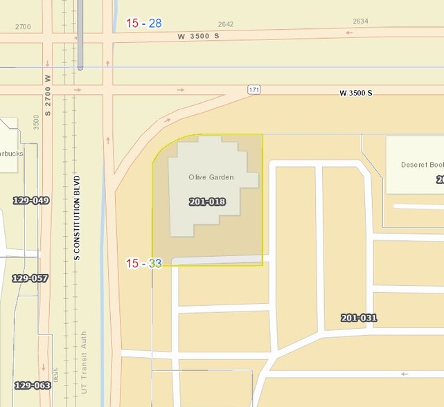 3515 S Constitution Blvd, West Valley City, UT à vendre - Plan cadastral - Image 2 de 4