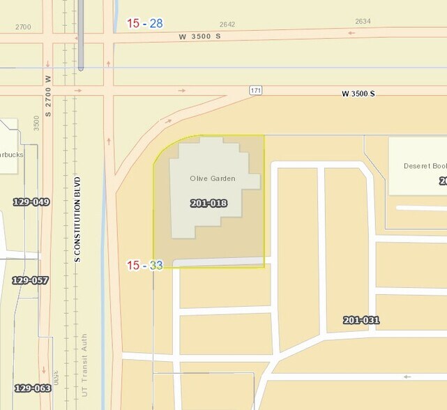 3515 S Constitution Blvd, West Valley City, UT for sale - Plat Map - Image 2 of 4