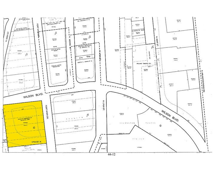 1300 Wilson Blvd, Arlington, VA à louer - Plan cadastral - Image 2 de 16