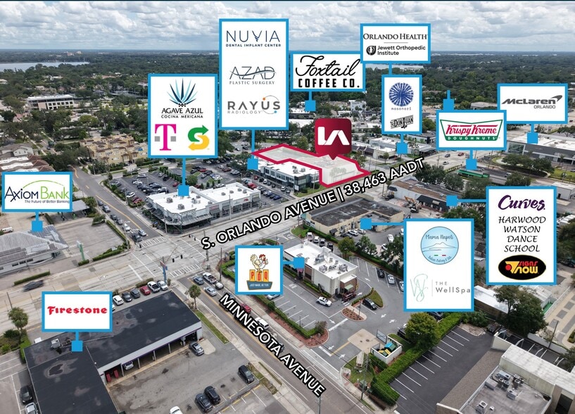 1000 S Orlando Ave, Winter Park, FL for sale - Aerial - Image 1 of 4