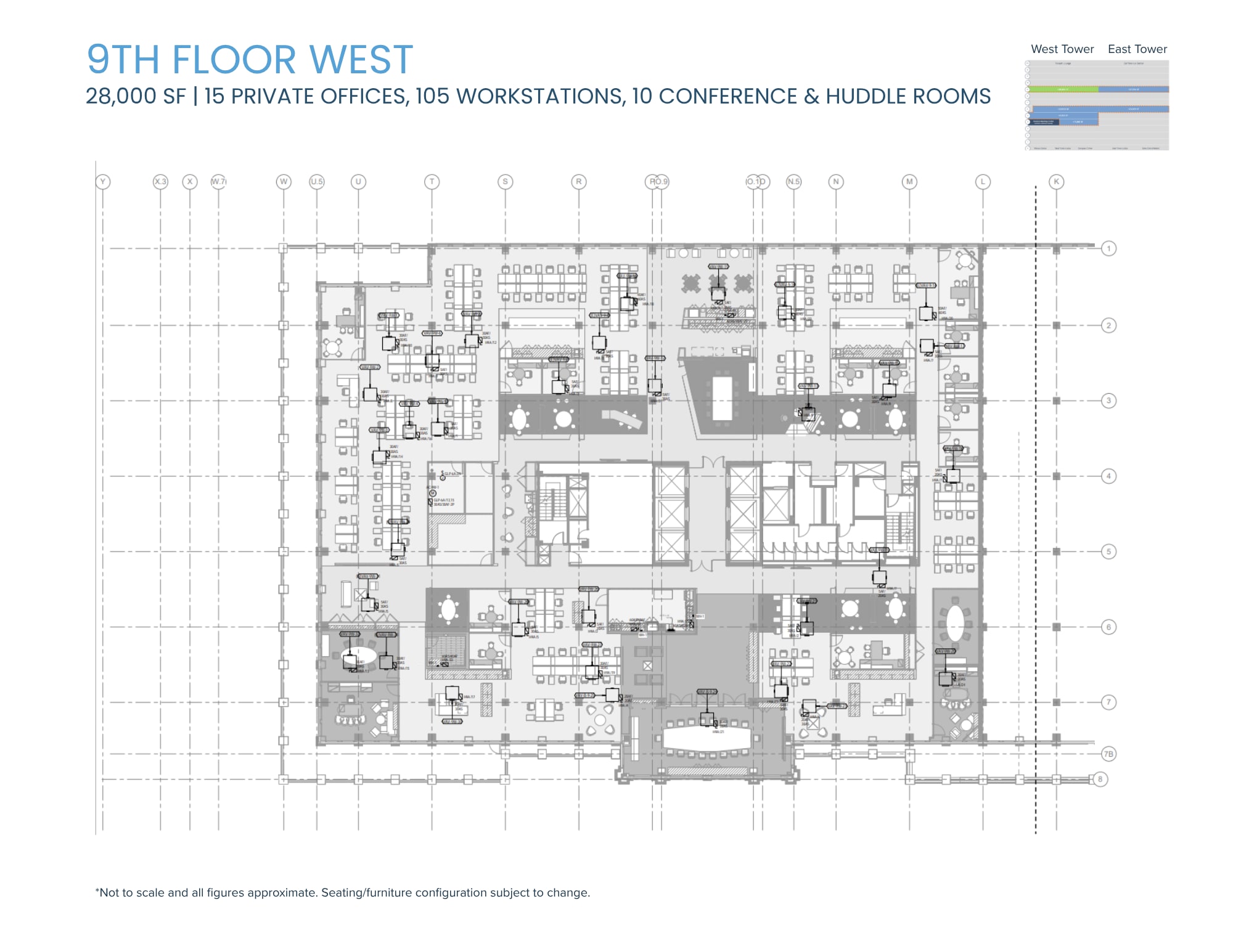 1301 K St NW, Washington, DC for lease Floor Plan- Image 1 of 2