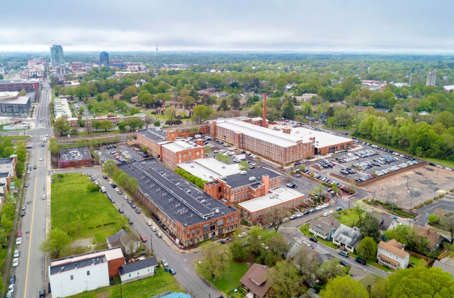 800 Taylor St, Durham, NC for lease - Aerial - Image 3 of 9