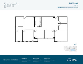 2805 Dallas Pkwy, Plano, TX à louer Plan d’étage- Image 1 de 2