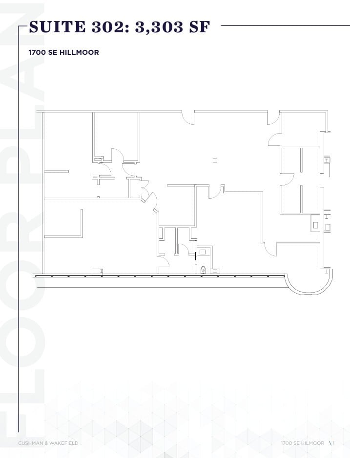 1700 SE Hillmoor Dr, Port Saint Lucie, FL for lease Floor Plan- Image 1 of 1