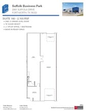 2901 Suffolk Dr, Fort Worth, TX à louer Plan d’étage- Image 1 de 1