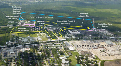 0 Highway 3040, Houma, LA - aerial  map view