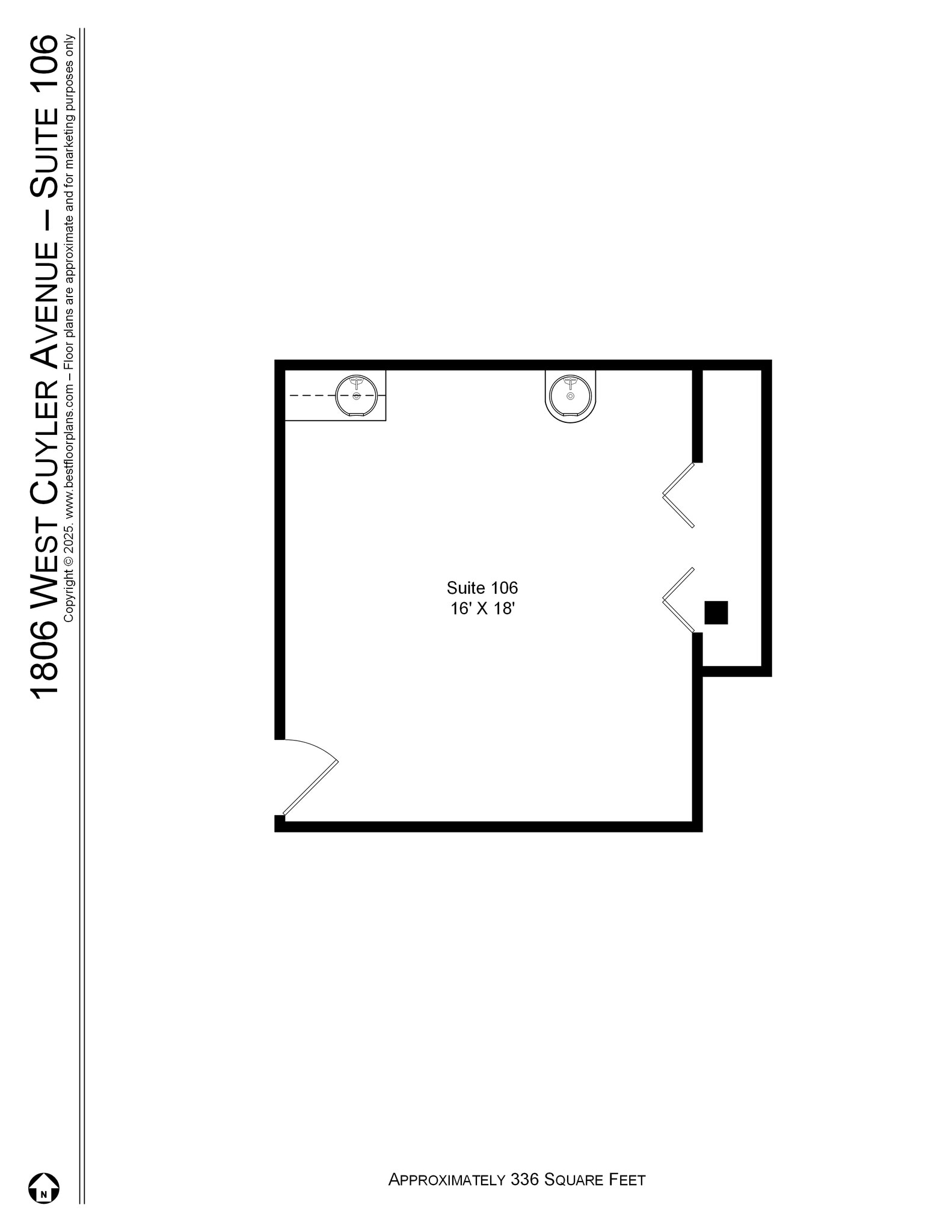 1800-1814 W Cuyler Ave, Chicago, IL for lease Interior Photo- Image 1 of 1