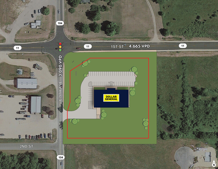 106 9th St, Brodhead, WI for sale - Site Plan - Image 2 of 9