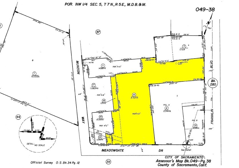 4020 Florin Rd, Sacramento, CA à vendre - Plan cadastral - Image 3 de 10