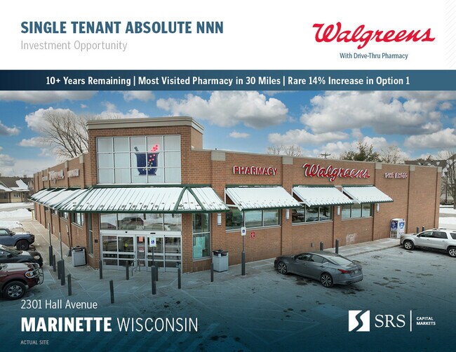 Plus de détails pour 2301 Hall Ave, Marinette, WI - Commerce de détail à vendre