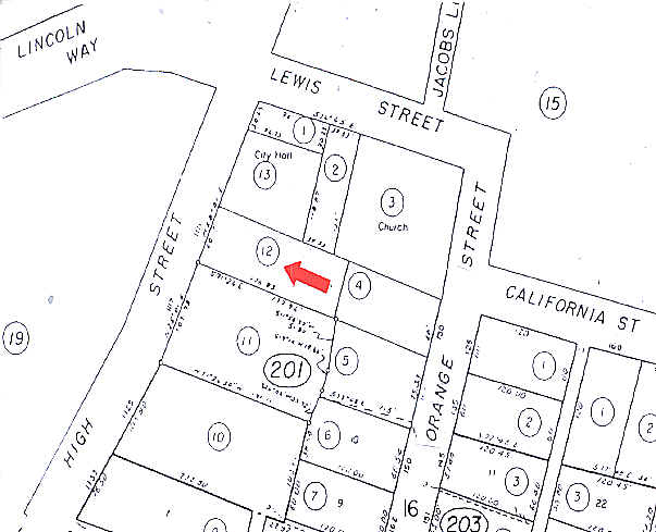 1111 High St, Auburn, CA à vendre - Plan cadastral - Image 2 de 2