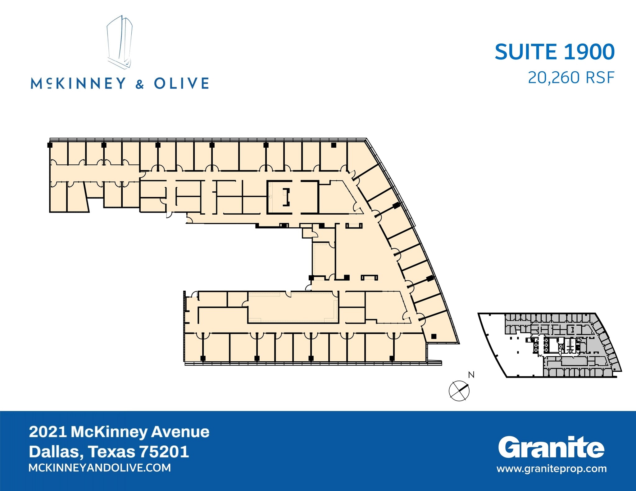 2021 McKinney Ave, Dallas, TX for lease Site Plan- Image 1 of 1