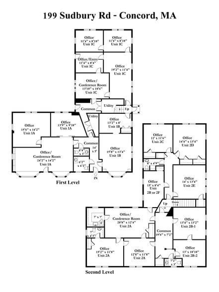 199 Sudbury Rd, Concord, MA for lease - Floor Plan - Image 3 of 6