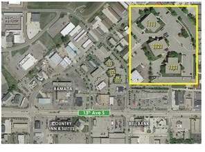 1111 Westrac Dr, Fargo, ND - AERIAL map view