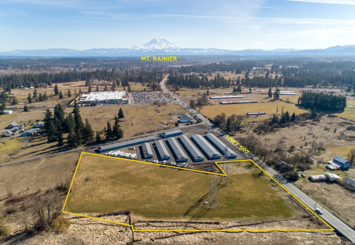 XXXXX State Route 507 SE, Yelm, WA for sale Aerial- Image 1 of 2