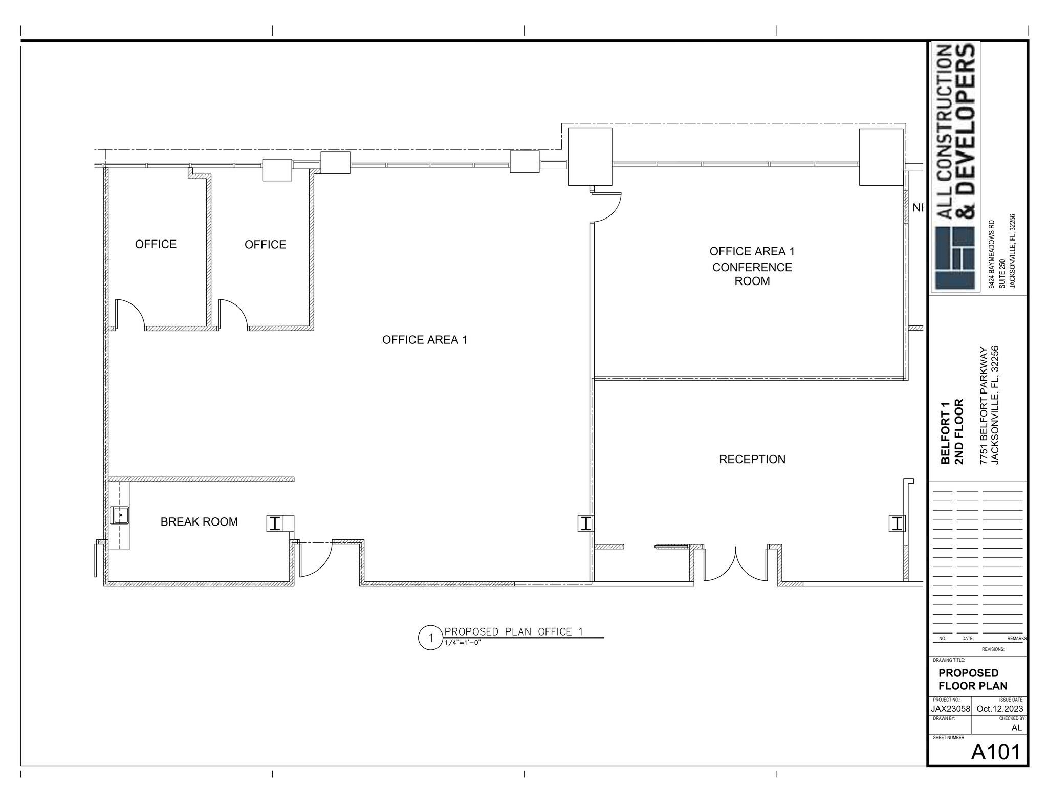 7751 Belfort Pky, Jacksonville, FL à louer Plan de site- Image 1 de 1