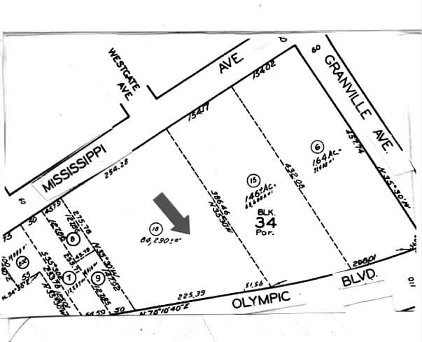 11835 W Olympic Blvd, Los Angeles, CA à louer - Plan cadastral - Image 2 de 9