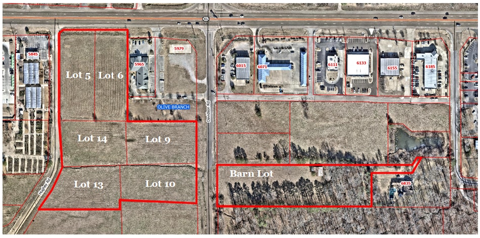 Goodman Rd & Davidson Rd, Olive Branch, MS for sale - Primary Photo - Image 1 of 2
