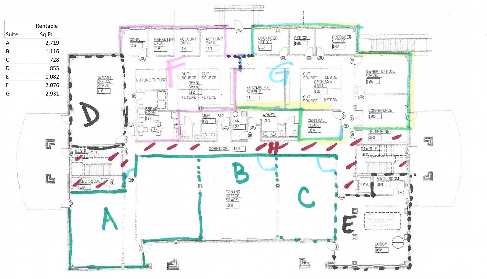 1150 Julian Dr, Watkinsville, GA for lease Floor Plan- Image 1 of 2