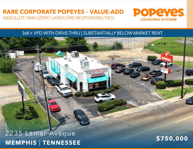 Plus de détails pour 2235 Lamar Ave, Memphis, TN - Commerce de détail à vendre