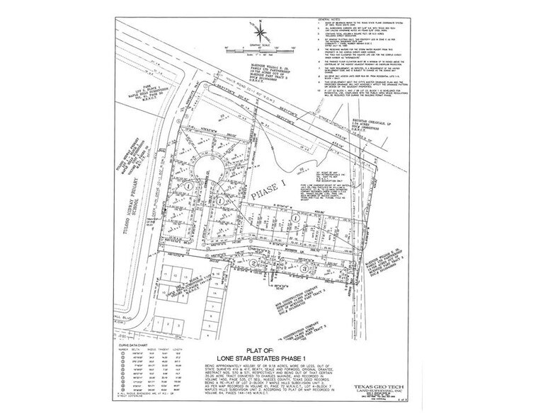 Up River Road & Deer Run, Corpus Christi, TX for sale - Plat Map - Image 2 of 2