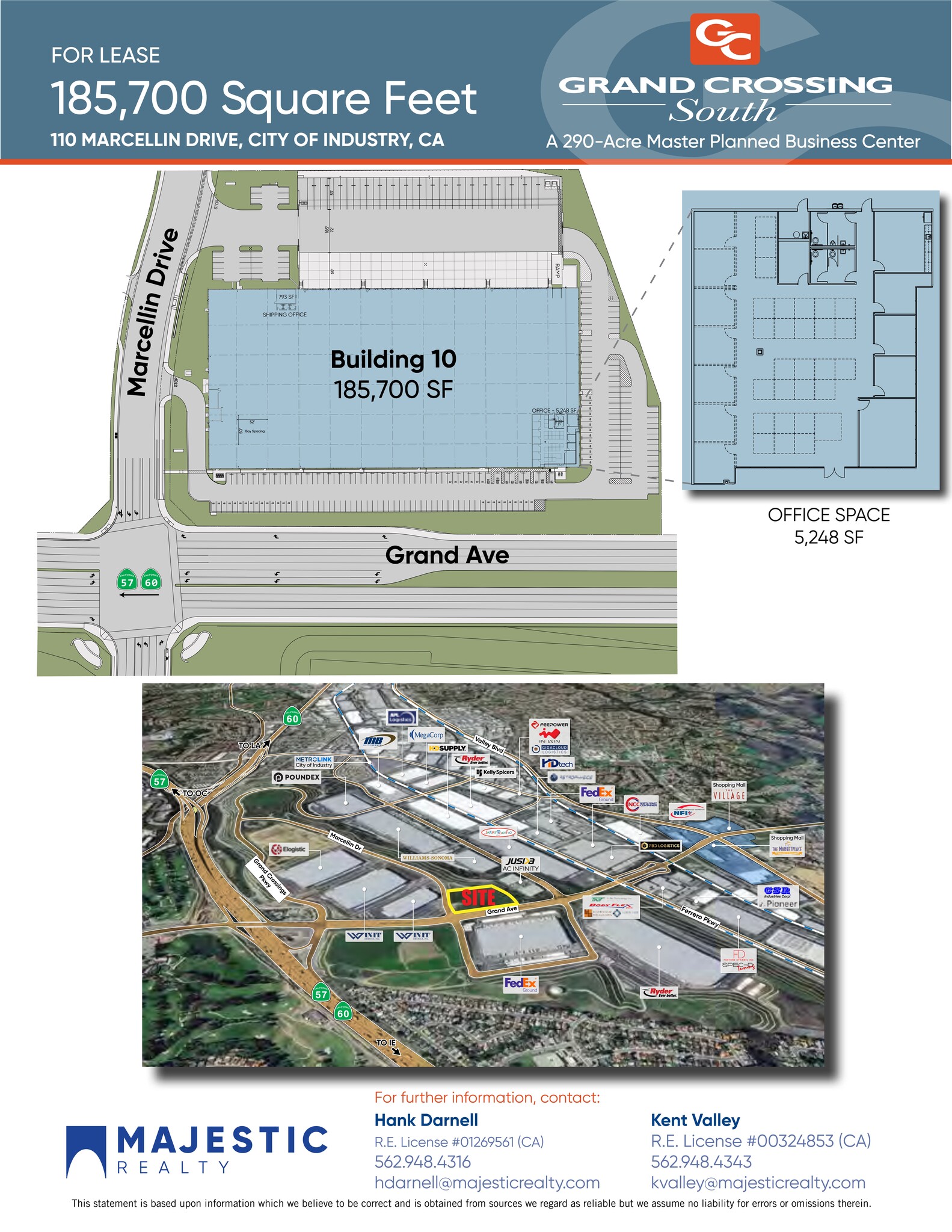 110 Marcellin Dr, City of Industry, CA for lease Site Plan- Image 1 of 1
