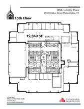 1650 Market St, Philadelphia, PA for lease Floor Plan- Image 1 of 1