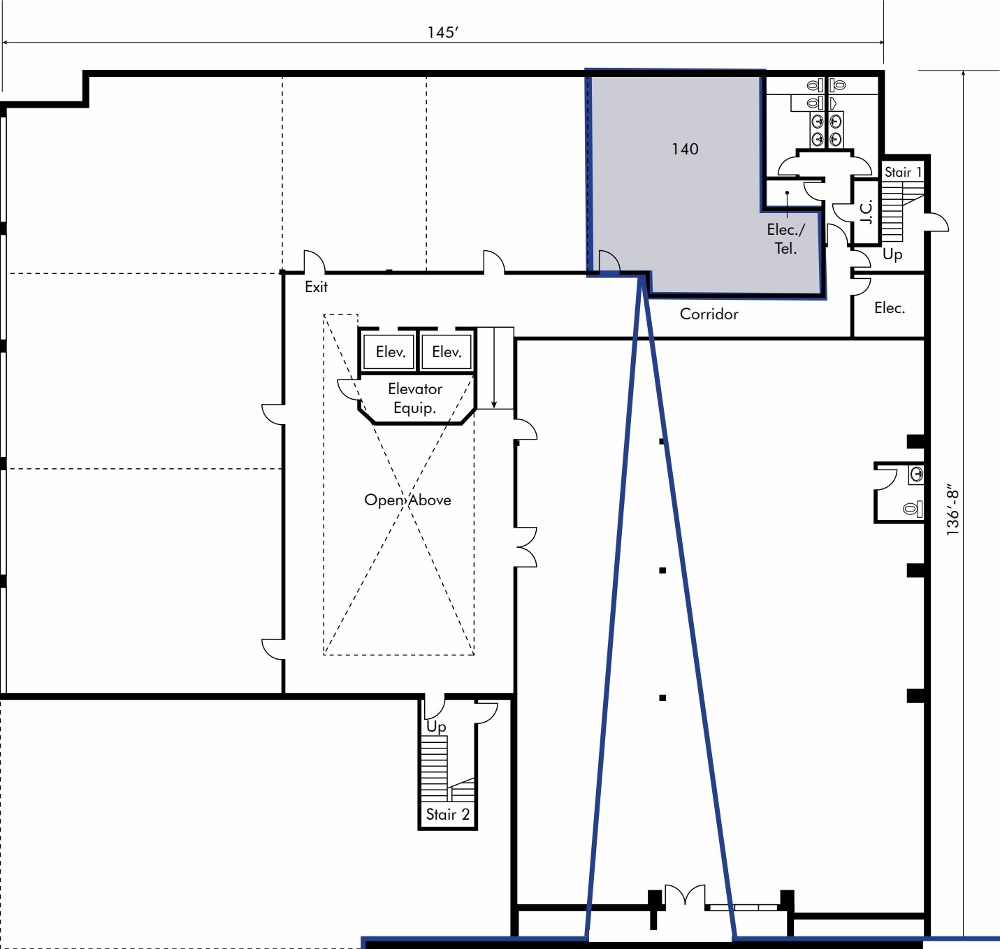 7200-7202 Greenleaf Ave, Whittier, CA à louer Plan d’étage- Image 1 de 2